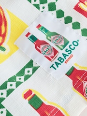 Tabasco Print Textured 5 Inch Swim Shorts - Image 7 of 8