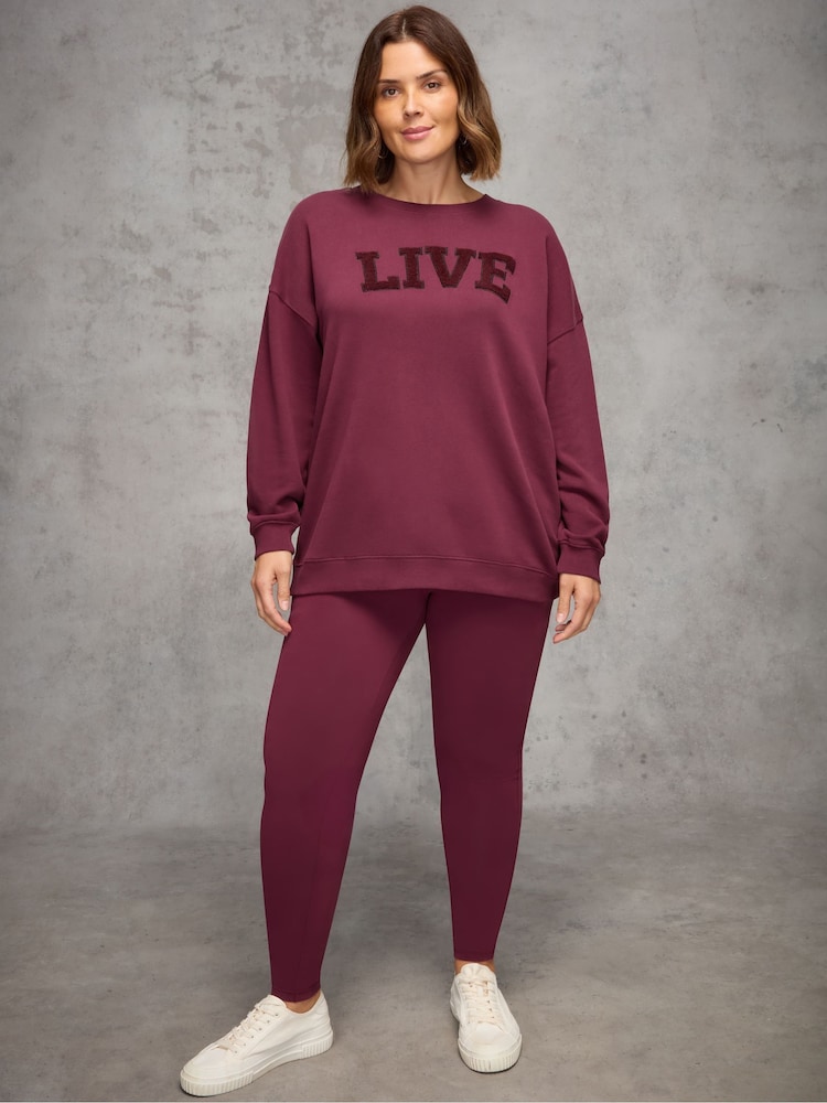 Live Unlimited Red Leggings - Image 1 of 2 Live Unlimited Red Leggings - Image 1 of 2