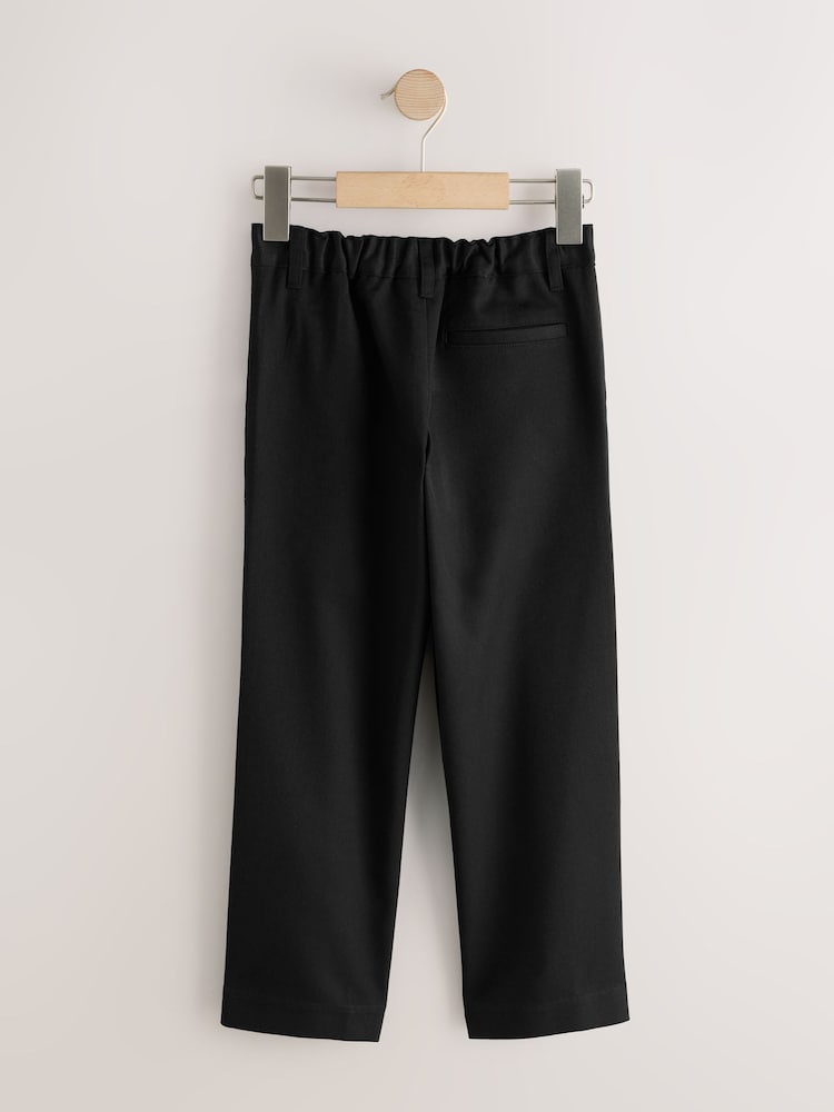 Black Looser Leg Standard Waist School Trousers (5-17yrs) - Image 2 of 4 Black Looser Leg Standard Waist School Trousers (5-17yrs) - Image 2 of 4