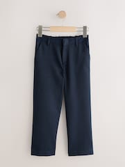 Navy Looser Leg Standard Waist School Trousers (5-17yrs) - Image 1 of 4
