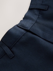 Navy Looser Leg Standard Waist School Trousers (5-17yrs) - Image 3 of 4