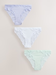 أزرق/ أخضر/ أبيض - سراويل داخلية - صورة 1 من 11
