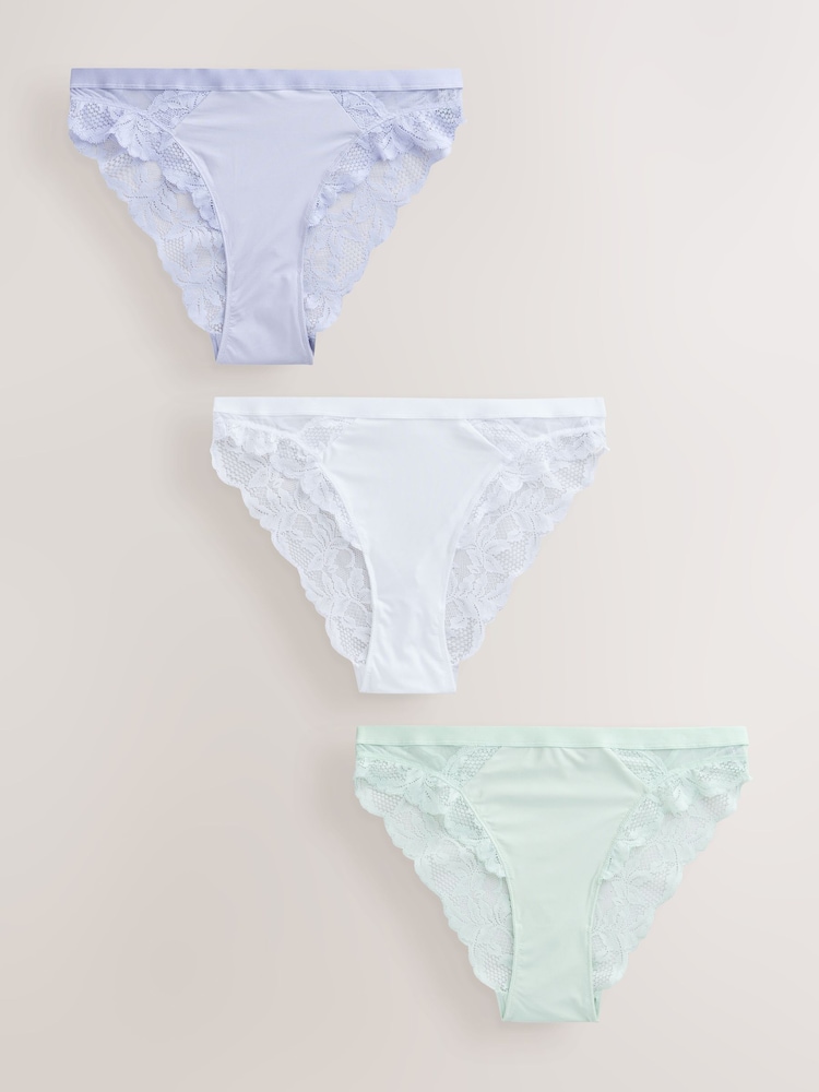 أزرق/ أخضر/ أبيض - سراويل داخلية - صورة 1 من 11