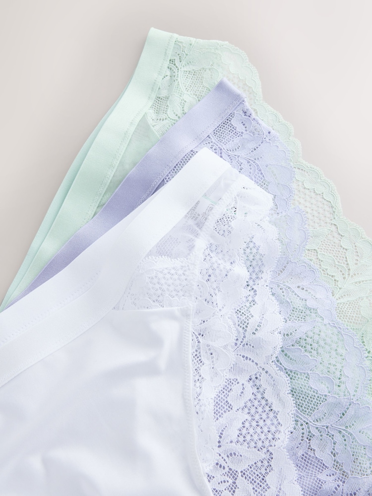 أزرق/ أخضر/ أبيض - سراويل داخلية - صورة 11 من 11