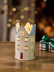 Multi Ceramic House Lantern - Image 1 of 7