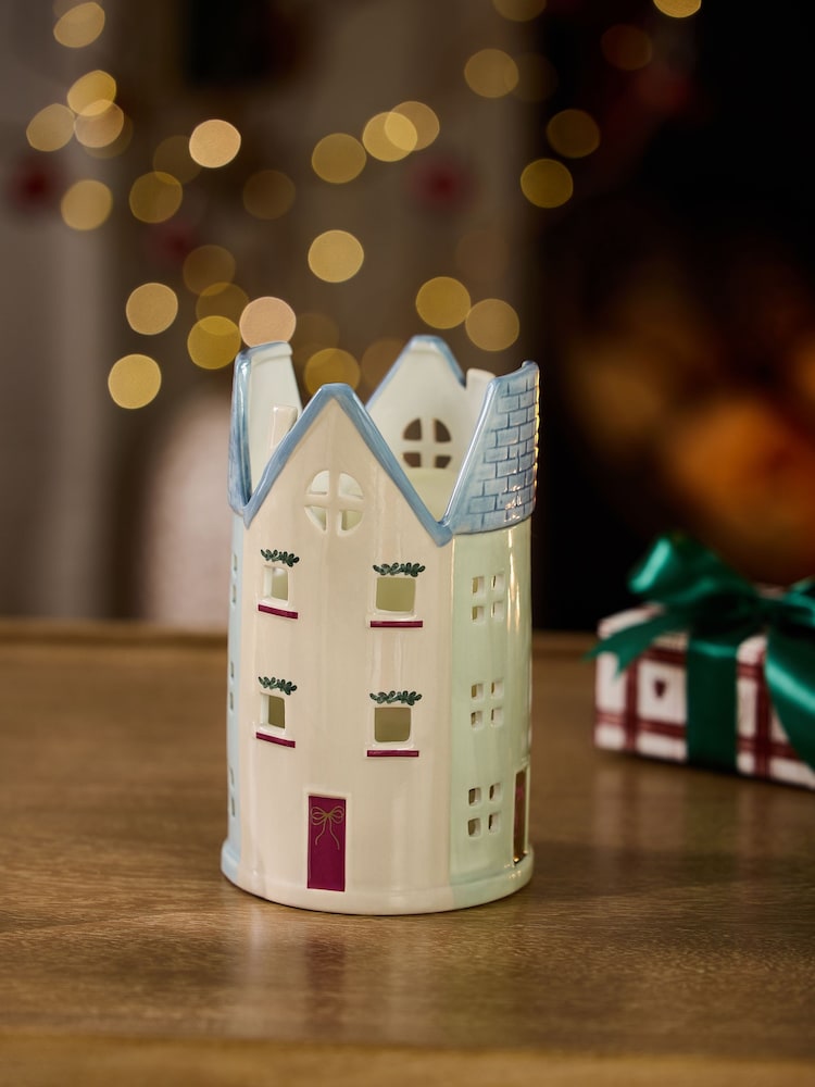 Multi Ceramic House Lantern - Image 2 of 7
