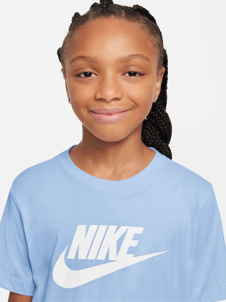 Albastru hidrogen - Tricou Nike Futura HBR - Imaginea 3 din 3 Albastru hidrogen - Tricou Nike Futura HBR - Imaginea 3 din 3