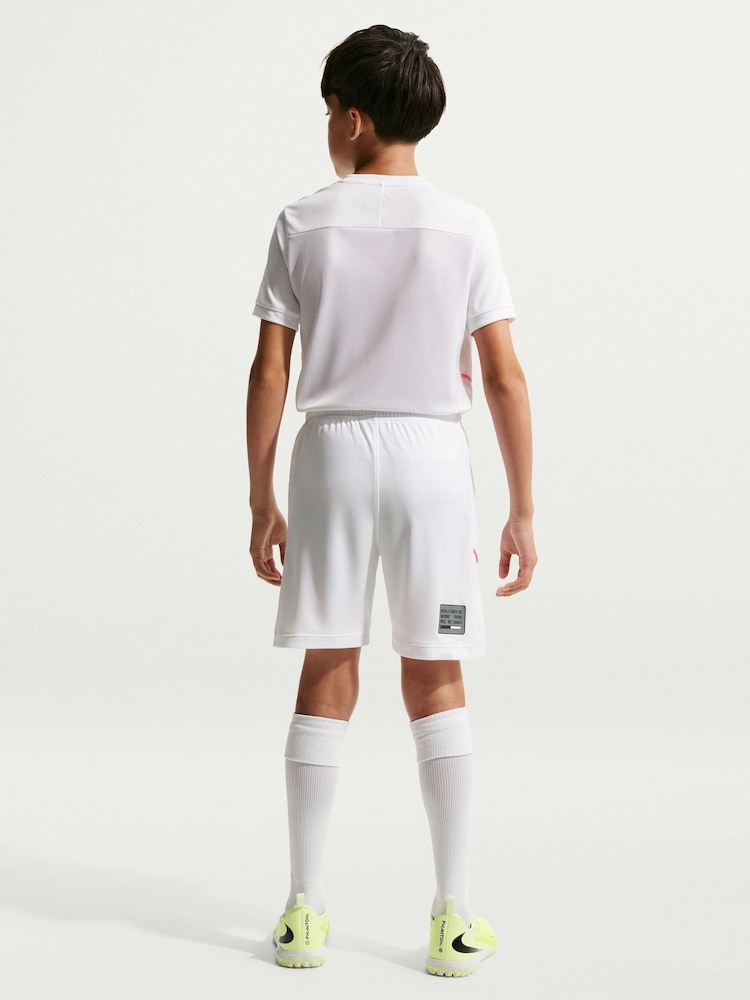 Nike White Erling Haaland Academy Dri-FIT Football Shorts - Image 2 of 9 Nike White Erling Haaland Academy Dri-FIT Football Shorts - Image 2 of 9