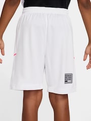Nike White Erling Haaland Academy Dri-FIT Football Shorts - Image 7 of 9