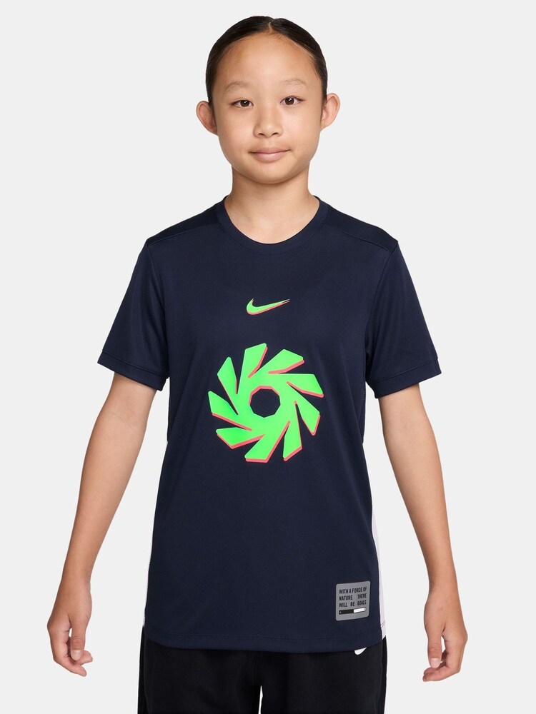 Nike Blue Erling Haaland Academy Dri-FIT Football Top - Image 1 of 3