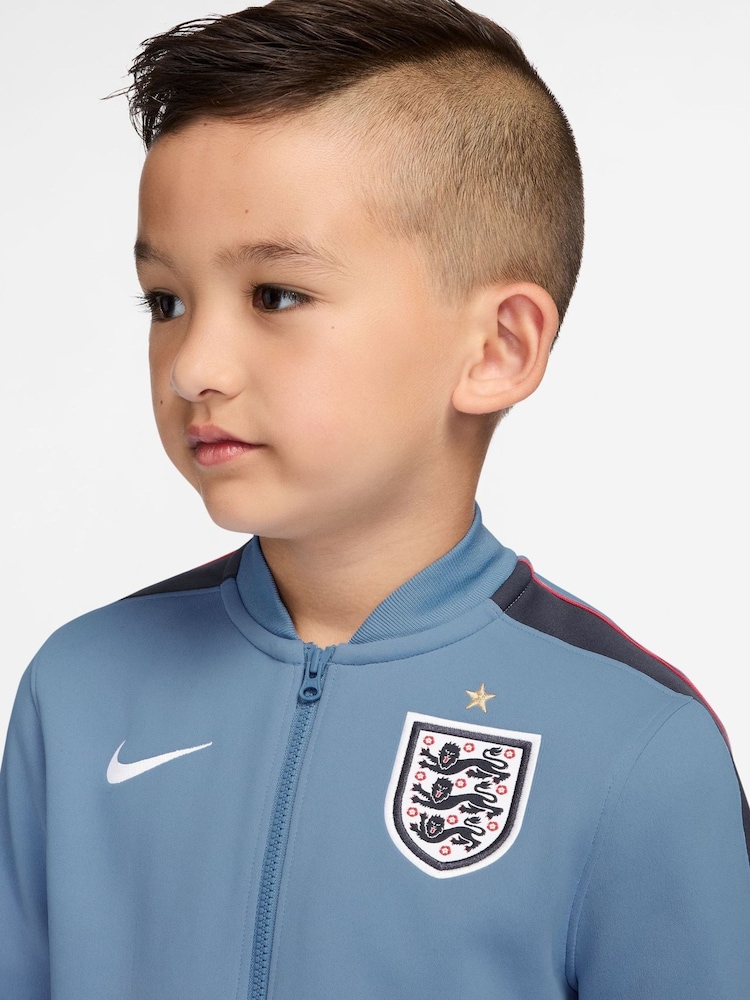 Nike Work Blue England Little Kids Strike Tracksuit - Image 3 of 3