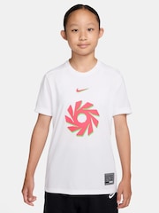 Nike White Erling Haaland Academy Dri-FIT Football Top - Image 1 of 3