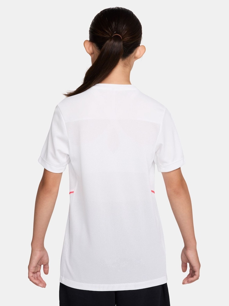 Nike White Erling Haaland Academy Dri-FIT Football Top - Image 2 of 3