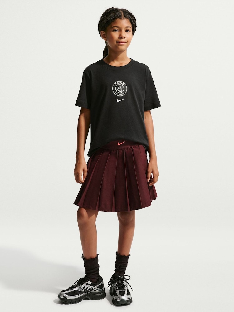 Nike Black Paris Saint-Germain Unisex Crest T-Shirt - Image 1 of 5 Nike Black Paris Saint-Germain Unisex Crest T-Shirt - Image 1 of 5