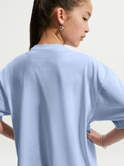 Nike Hydrogen Blue Oversized Futura T-Shirt - Image 4 of 5