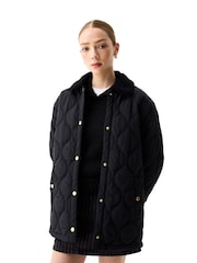 Hunter Witton Quilted Black Jacket - Image 1 of 3