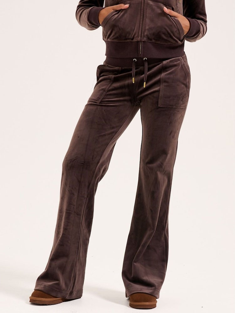Juicy Couture Brown Layla Gold Joggers - Image 1 of 3