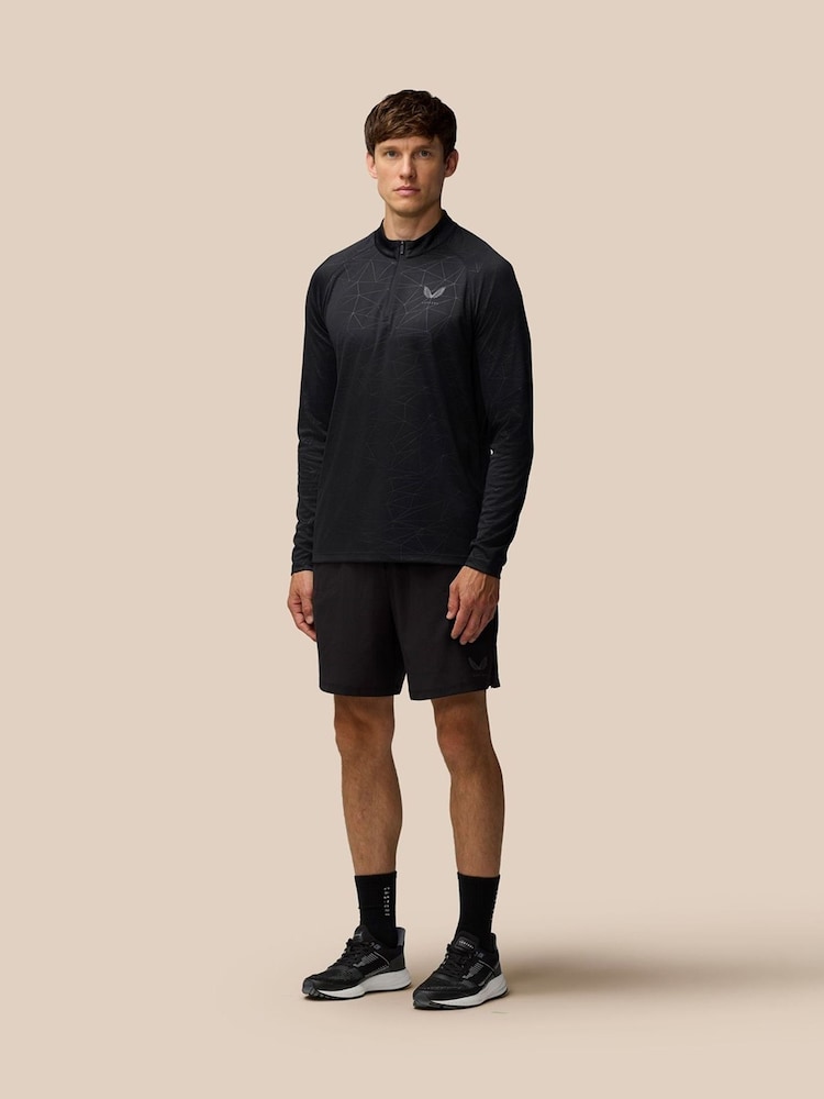 Schwarz - Castore Adapt Training 1/4 Zip Top - Bild 3 von 3