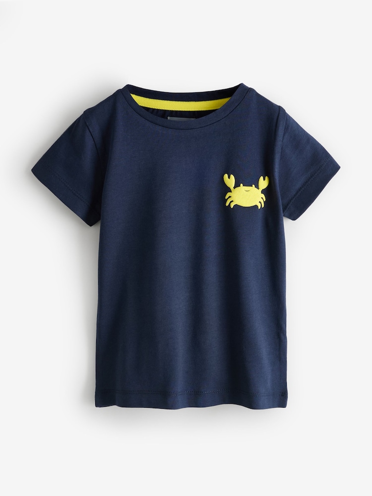 Navy Crab Graphic T-Shirt - Image 1 of 1