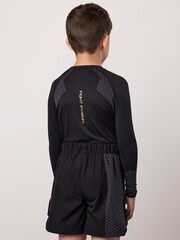 Gym King Black Kids Combat Long Sleeve Rash Guard T-Shirt - Image 3 of 4
