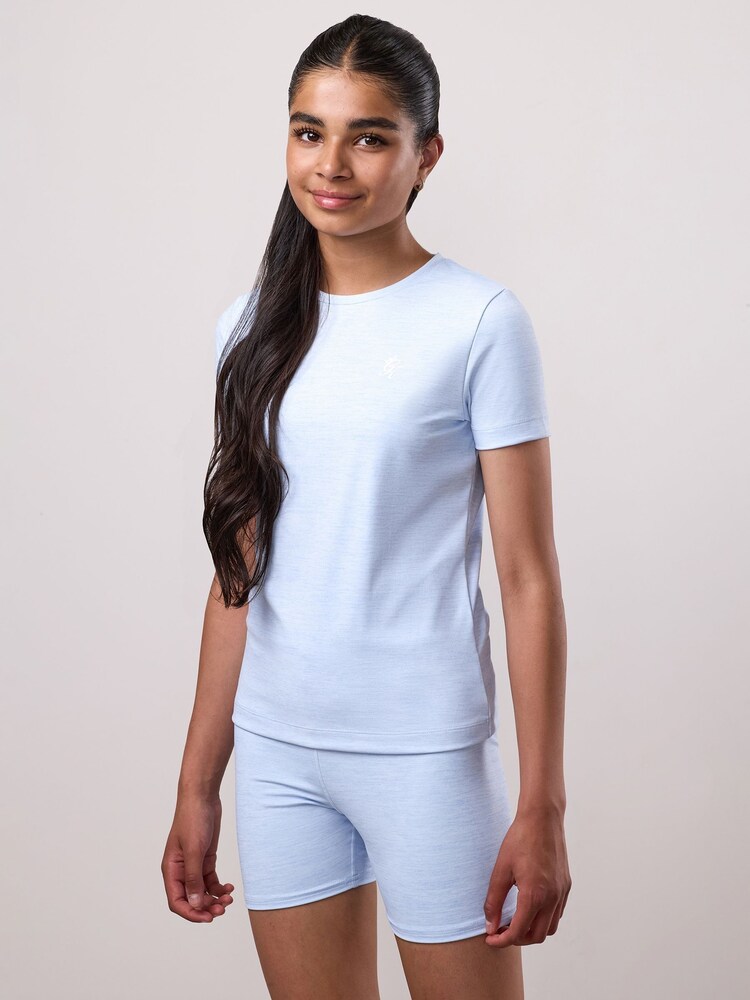 Gym King Blue Kids 365 Short Sleeve T-Shirt - Image 2 of 4
