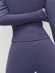 Blau - OSIA Cinched Jacke mit durchgehendem Reißverschluss - Bild 2 von 5