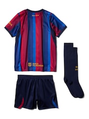Nike FC Barcelona Little Kids Dri-FIT Stadium Hem Kit 3 Piece - Bild 10 av 11