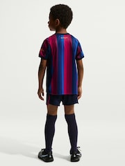Nike FC Barcelona Little Kids Dri-FIT Stadium Hem Kit 3 Piece - Bild 2 av 11