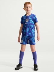 Nike Blue England 2026 Stadium Goalkeeper Little Kids Football Kit - Image 1 of 11