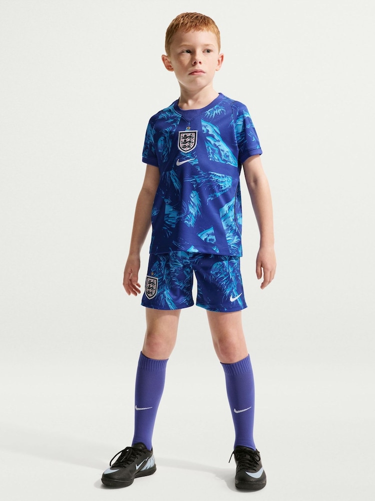 Nike Blue England 2026 Stadium Goalkeeper Little Kids Football Kit - Image 1 of 11