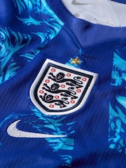 Nike Blue England 2026 Stadium Goalkeeper Little Kids Football Kit - Image 11 of 11