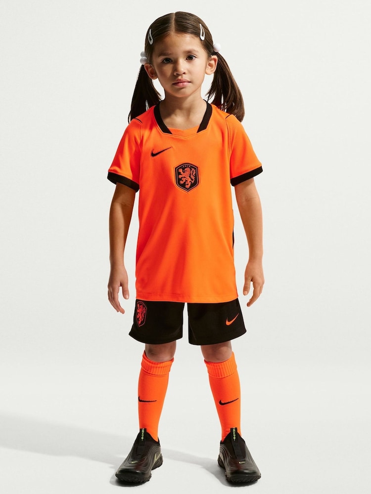 Home - Nike Netherlands 2026 Stadium Little Kids 3 Piece Football Kit - Bild 1 von 7