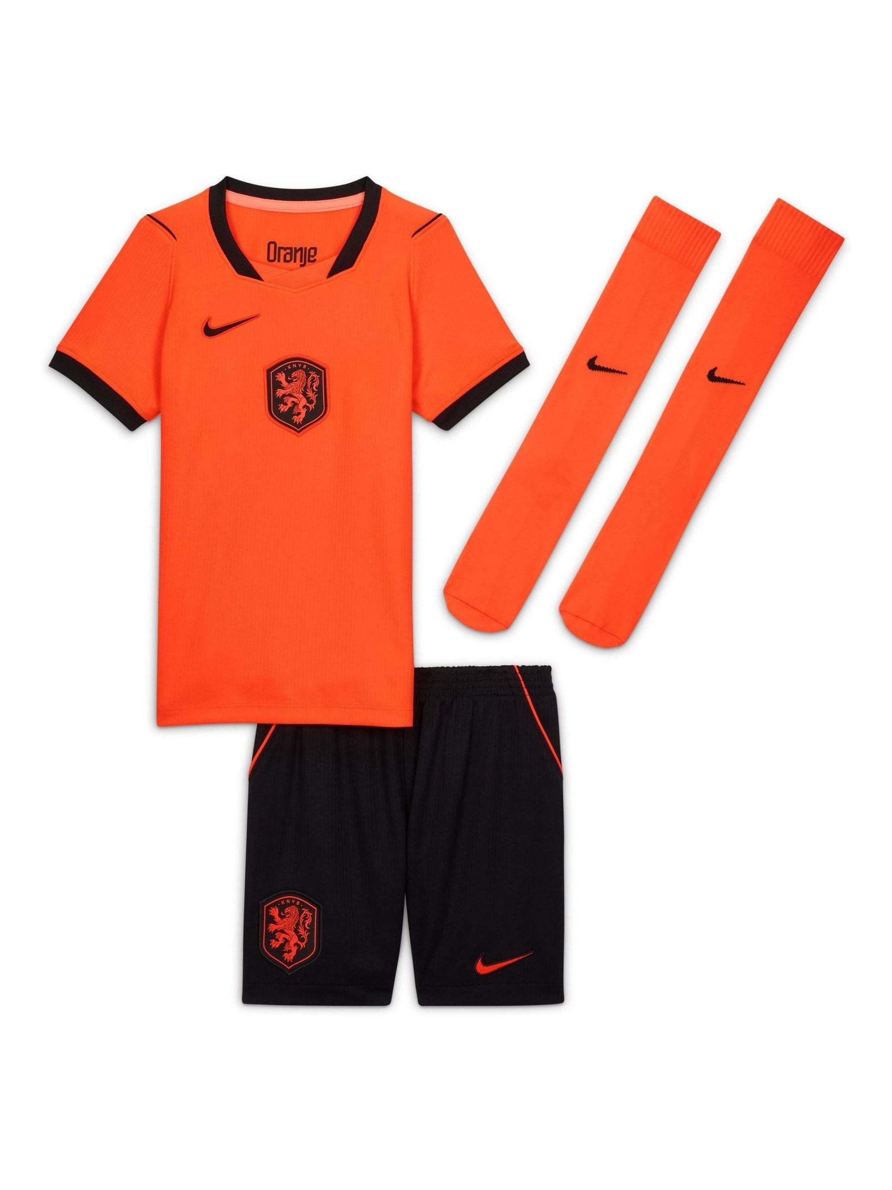 Buy Nike Home Netherlands 2026 Stadium Little Kids 3 Piece