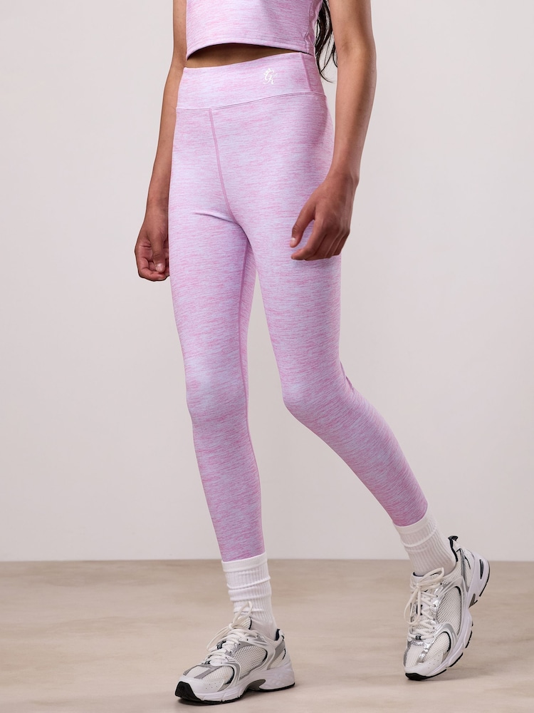 Gym King pink Kids 365 Leggings - Image 2 of 4