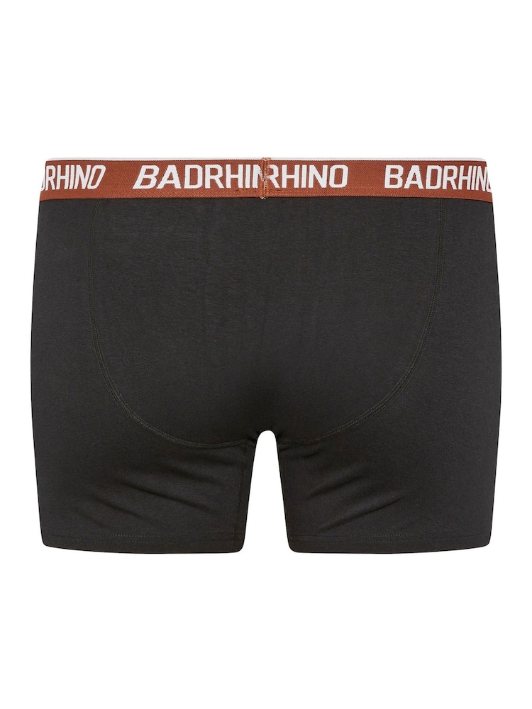 BadRhino Big & Tall Black Multi-Colour Boxers 5 Pack - Image 5 of 5 BadRhino Big & Tall Black Multi-Colour Boxers 5 Pack - Image 5 of 5