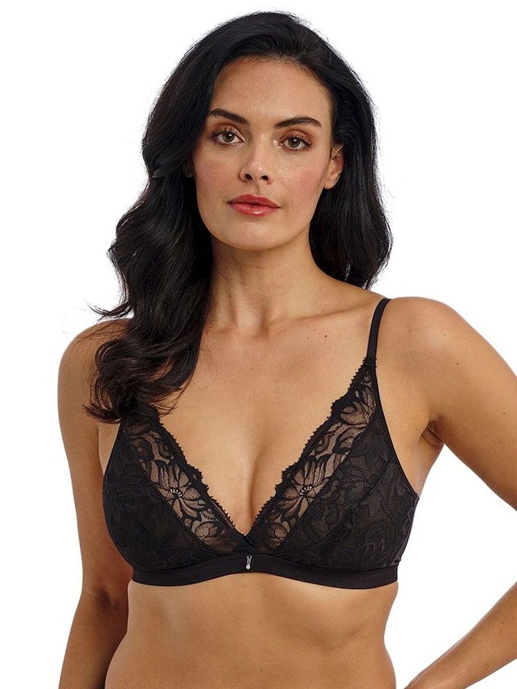 Wacoal Abellia Black Bralette - Image 2 of 4 Wacoal Abellia Black Bralette - Image 2 of 4