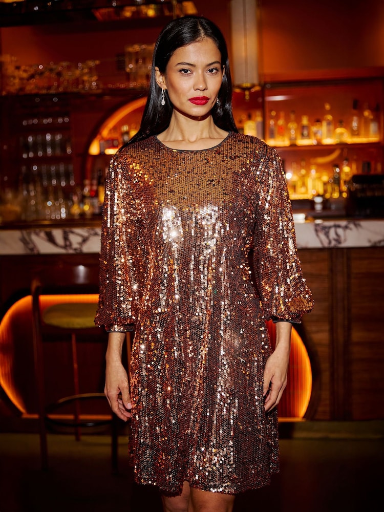 slim fit dress slacks Mela Green Sequin Tunic Dress – The Oxygen Lifestyle