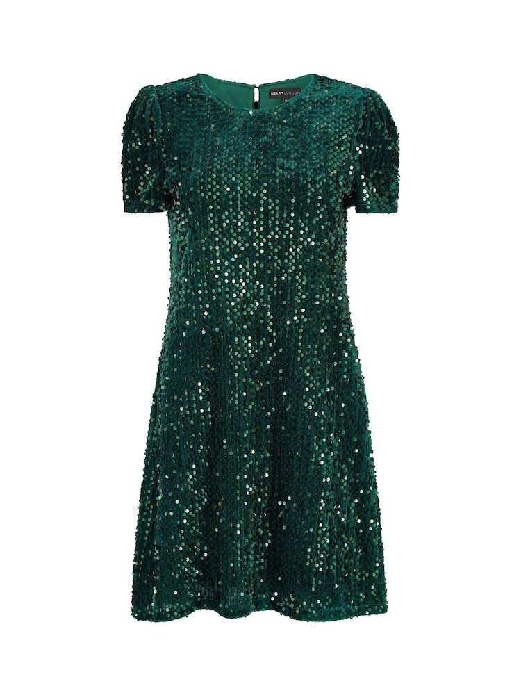 Yumi Green Sequin Tunic - Image 5 of 5