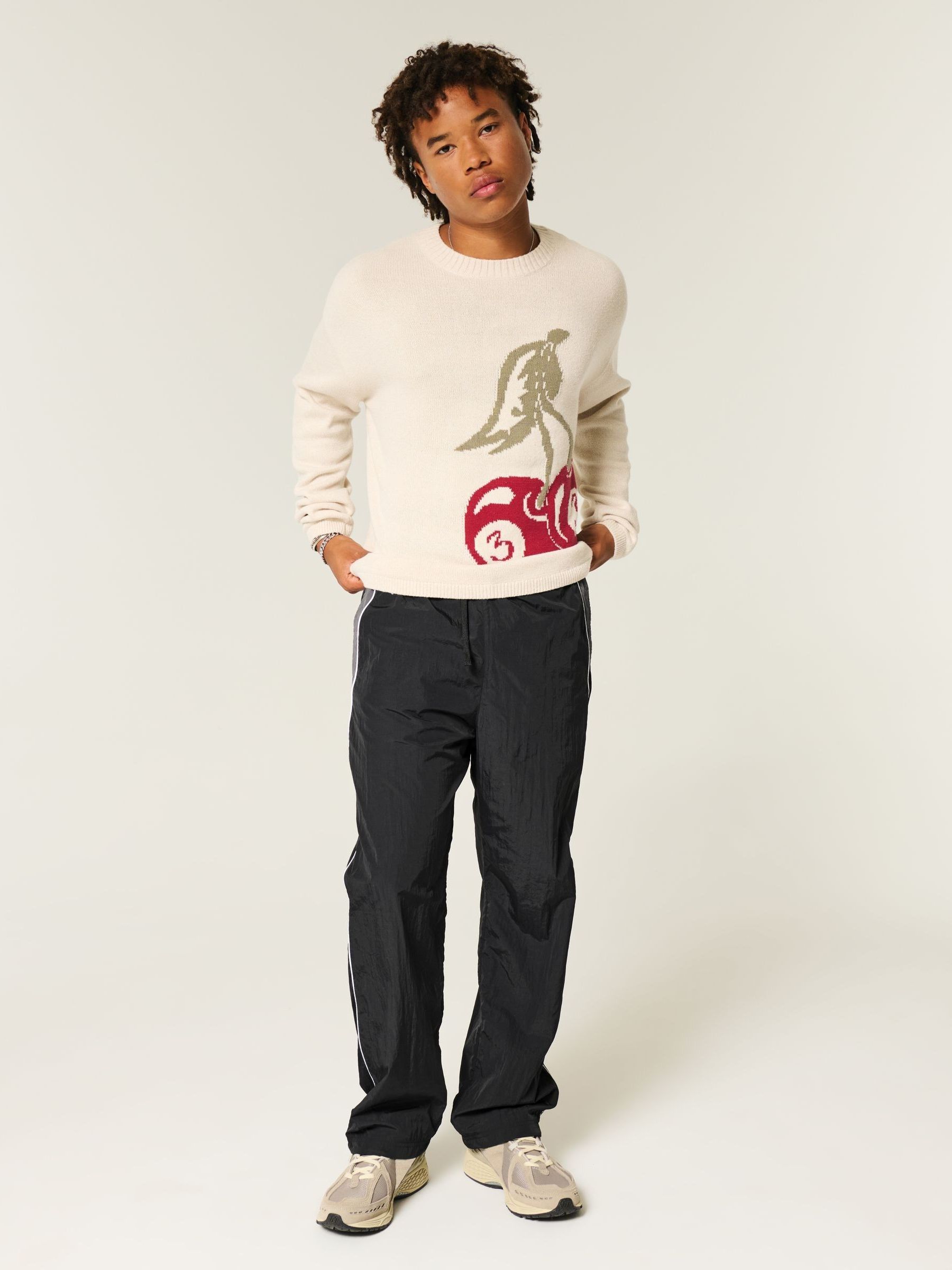 Buy Hollister Black Baggy Track Pant Joggers from Next USA