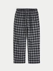 Gris - Hollister Flannel Check Pyjama Bottoms - Imagen 1 de 2