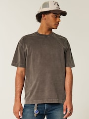 Hollister Heavyweight Boxy Washed Short Sleeve T-Shirt - Image 1 of 3