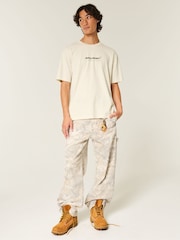 Hollister Cream McLaren Back Print Graphic Short Sleeve T-Shirt - Image 3 of 5