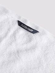 Duchamp Bright White Premium Cotton Monogram Bath Towel - Image 2 of 3