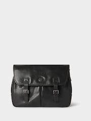 Osprey London Black The Compass Leather Saddle Bag - Image 7 of 7
