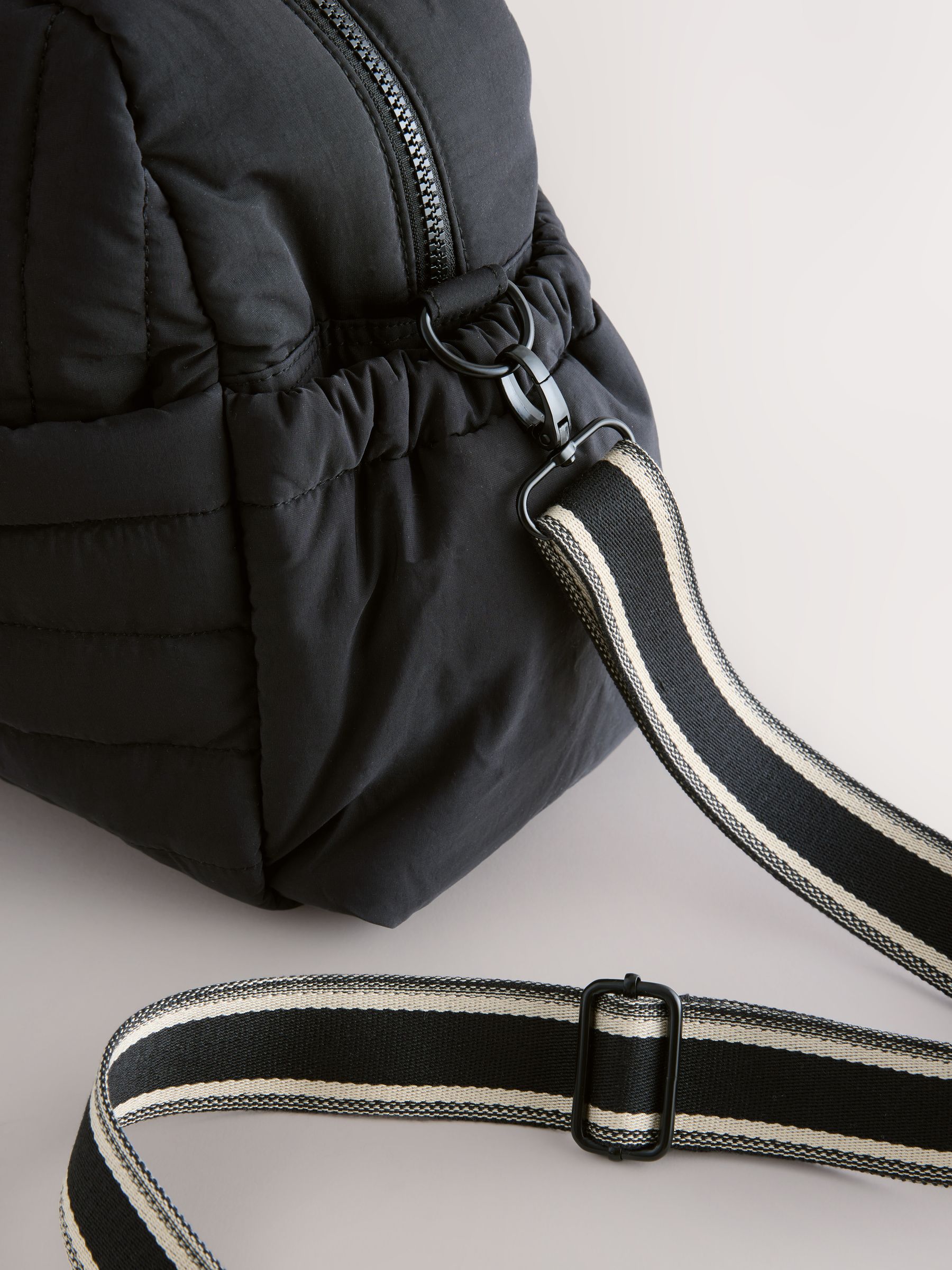 Buy Black Quilted Baby Changing Bag from Next USA