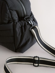 Black Quilted Baby Changing Bag - Image 4 of 10