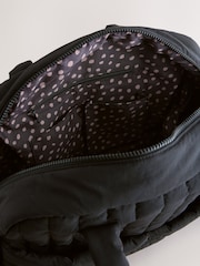 Black Quilted Baby Changing Bag - Image 7 of 10