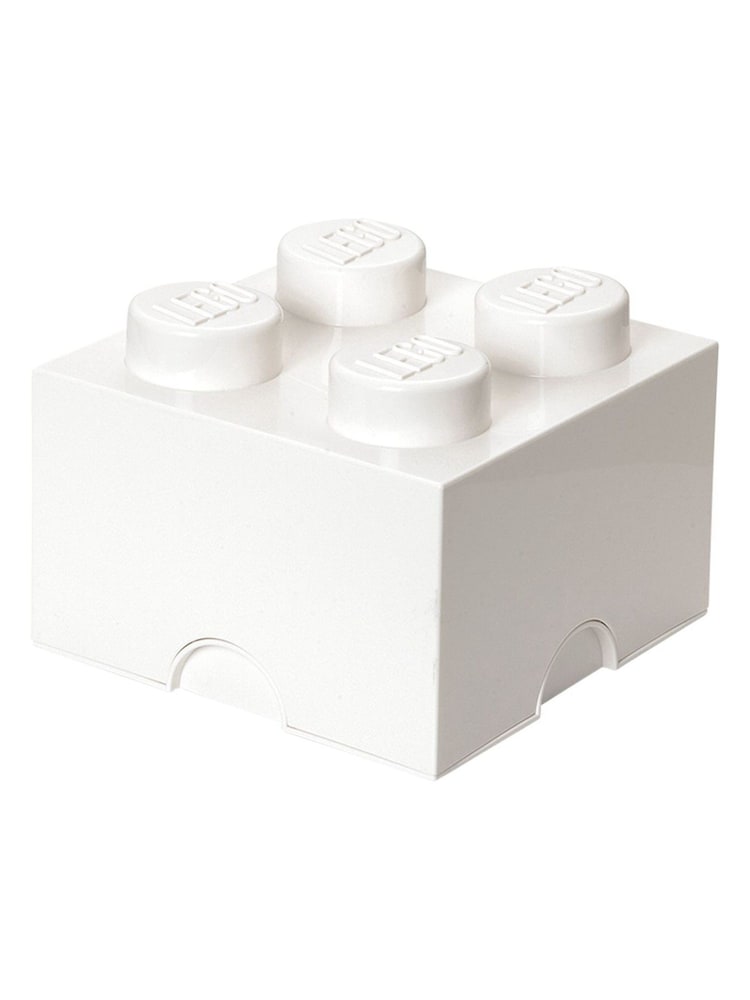 LEGO White Storage 4 Brick - Image 1 of 3 LEGO White Storage 4 Brick - Image 1 of 3