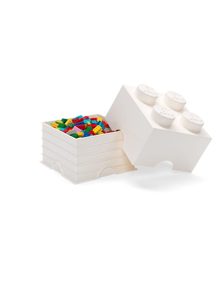LEGO White Storage 4 Brick - Image 2 of 3 LEGO White Storage 4 Brick - Image 2 of 3