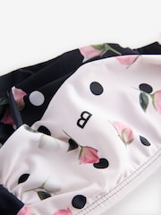 B by Ted Baker Mono Spot Underwired Bandeau Bikini Top - Bild 10 von 13